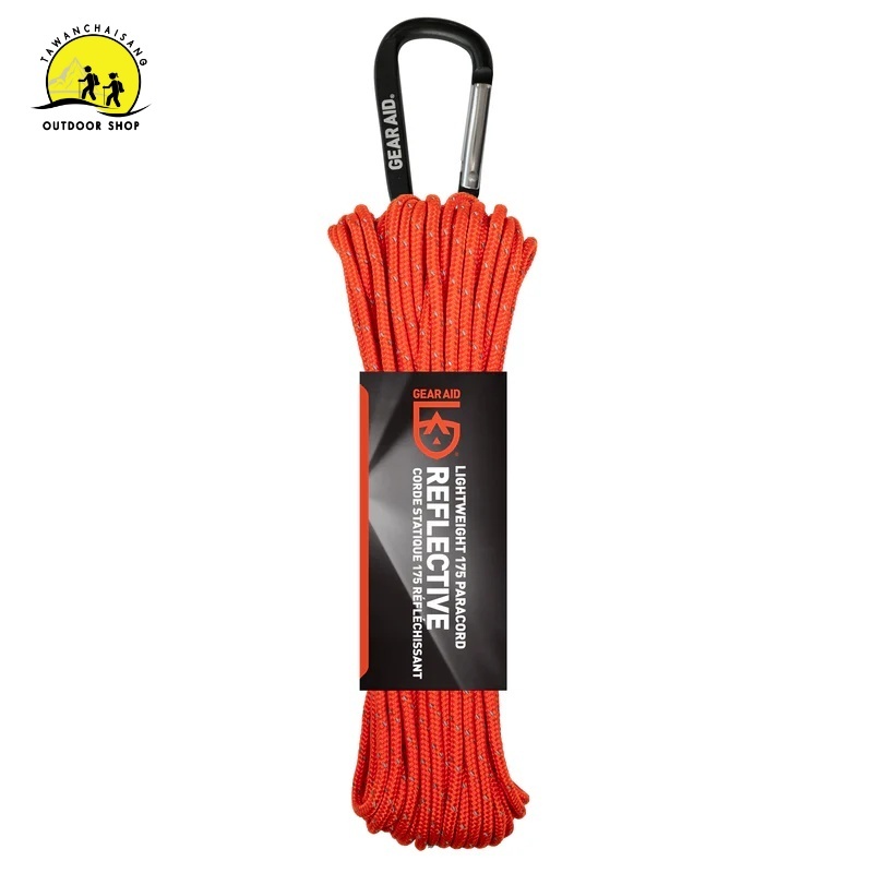 Gear Aid Lightweight 175 Paracord เชือกพาราคอตพร้อมคาราไบเนอร์
