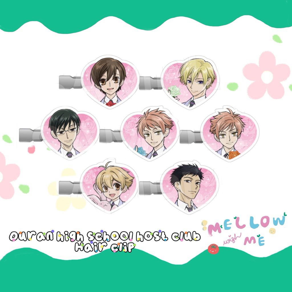 {พร้อมส่ง} Ouran high school host club hair clip✨☕️