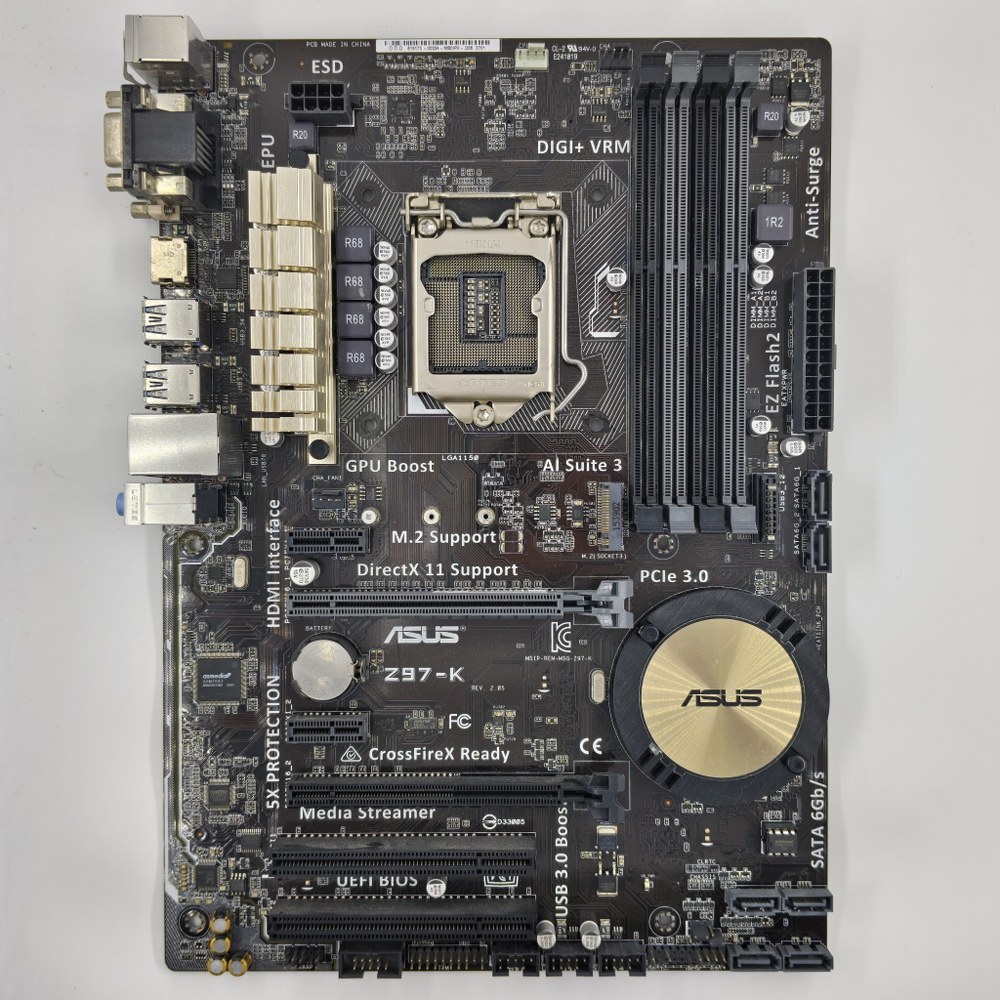 ASUS Z97-K MAINBOARD SOCKET 1150 MEMORY DDR3 4 SLOT เมนบอร์ด มือสอง รับประกัน 1 เดือน
