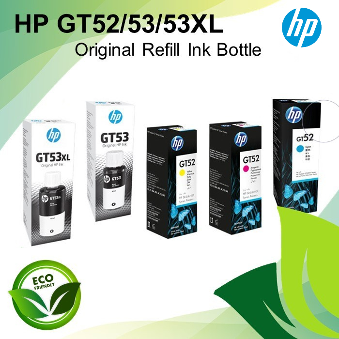 ส่งฟรี [หมึกเติม] HP GT53 / HP GT53XL / HP GT52 - 1ขวด (เลือกสี)