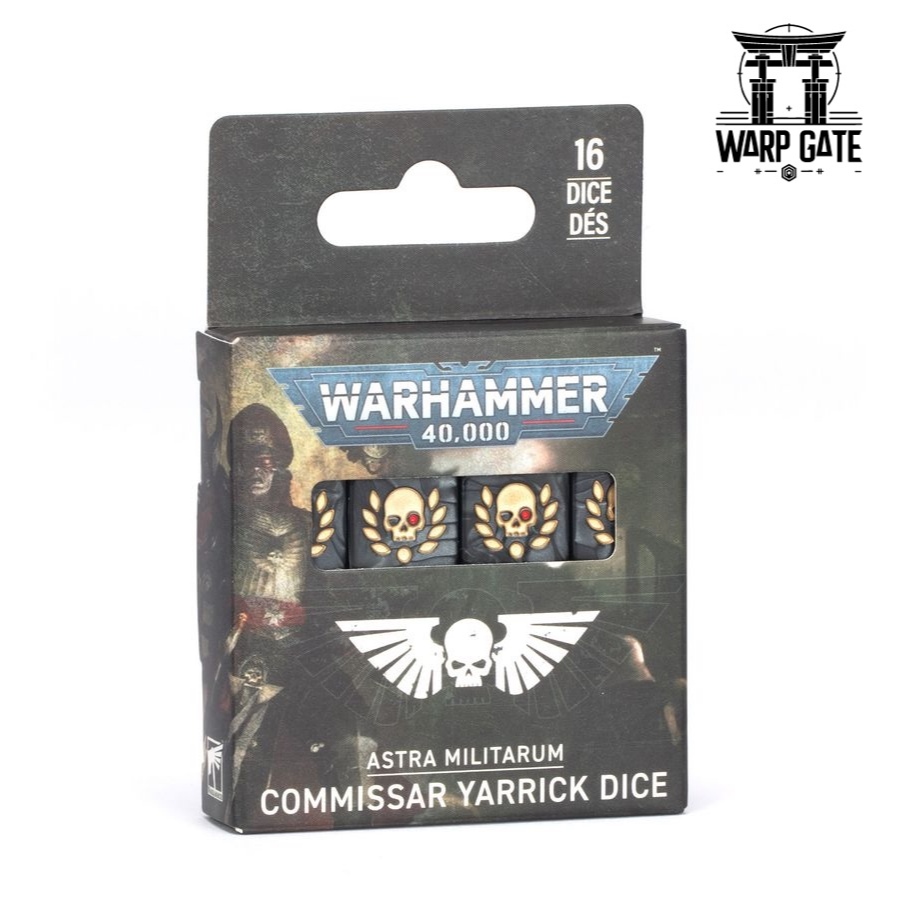 Warhammer 40K: LIMITED DICE ลูกเต๋า ขนาด 16 mm Commissar Yarrick Ghazghkull Iron Warriors Iron Hands