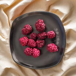 [ZC] แบล็กเบอร์รี่ฟรีซดราย Freeze Dried Blackberry ผลไม้ฟรีซดรายสำหรับสัตว์เลี้ยงฟันแทะทุกชนิด กระปุกขนาด 10 g.