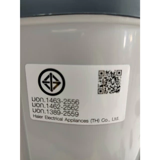 เครื่องซักผ้า 2 ถัง HAIER รุ่น HWM-TE75 ขนาด 7.5 Kg.ซักผ้าไฮเออร์ 2ถัง