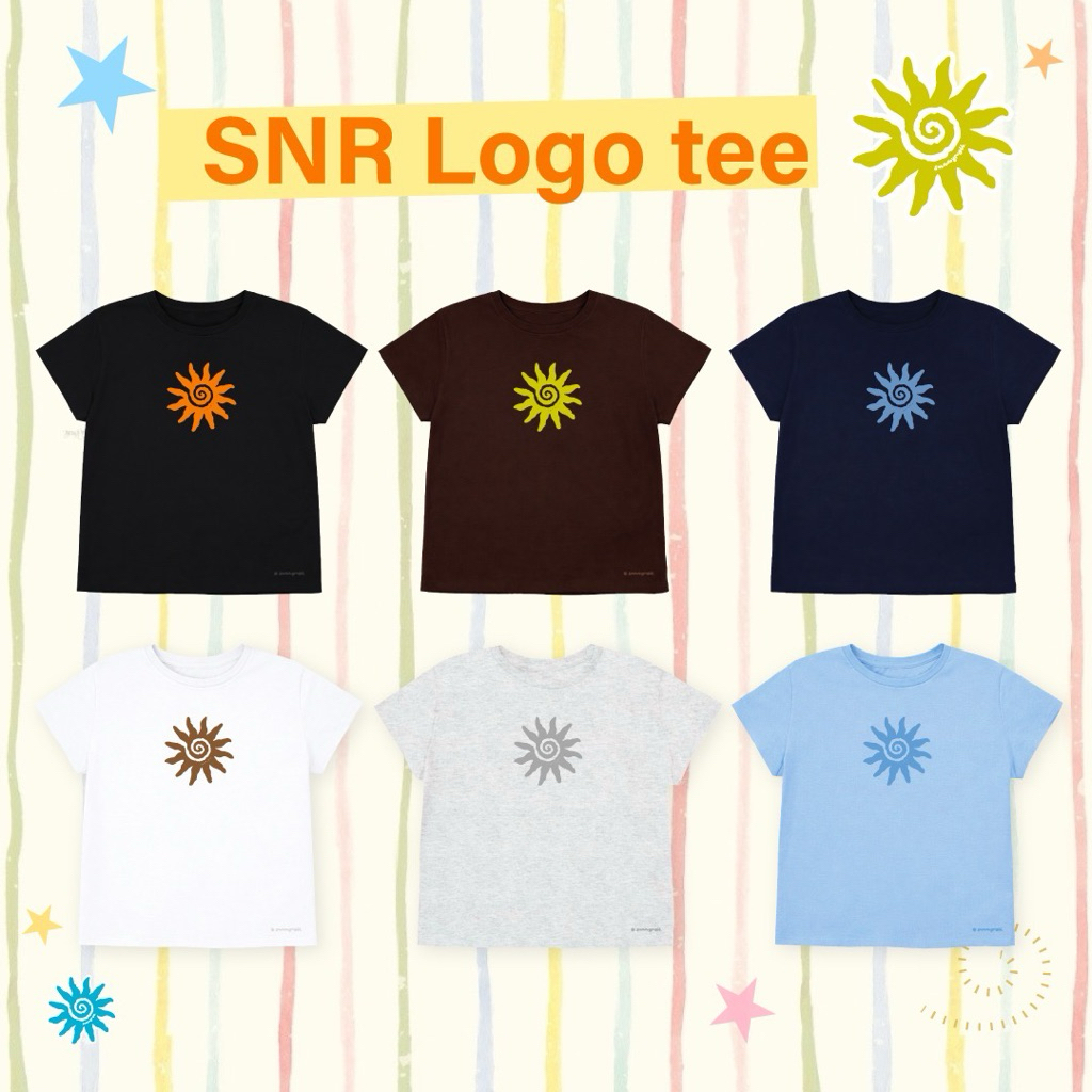 sunnyroll - SNR Logo tee เสื้อทรง Baby tee