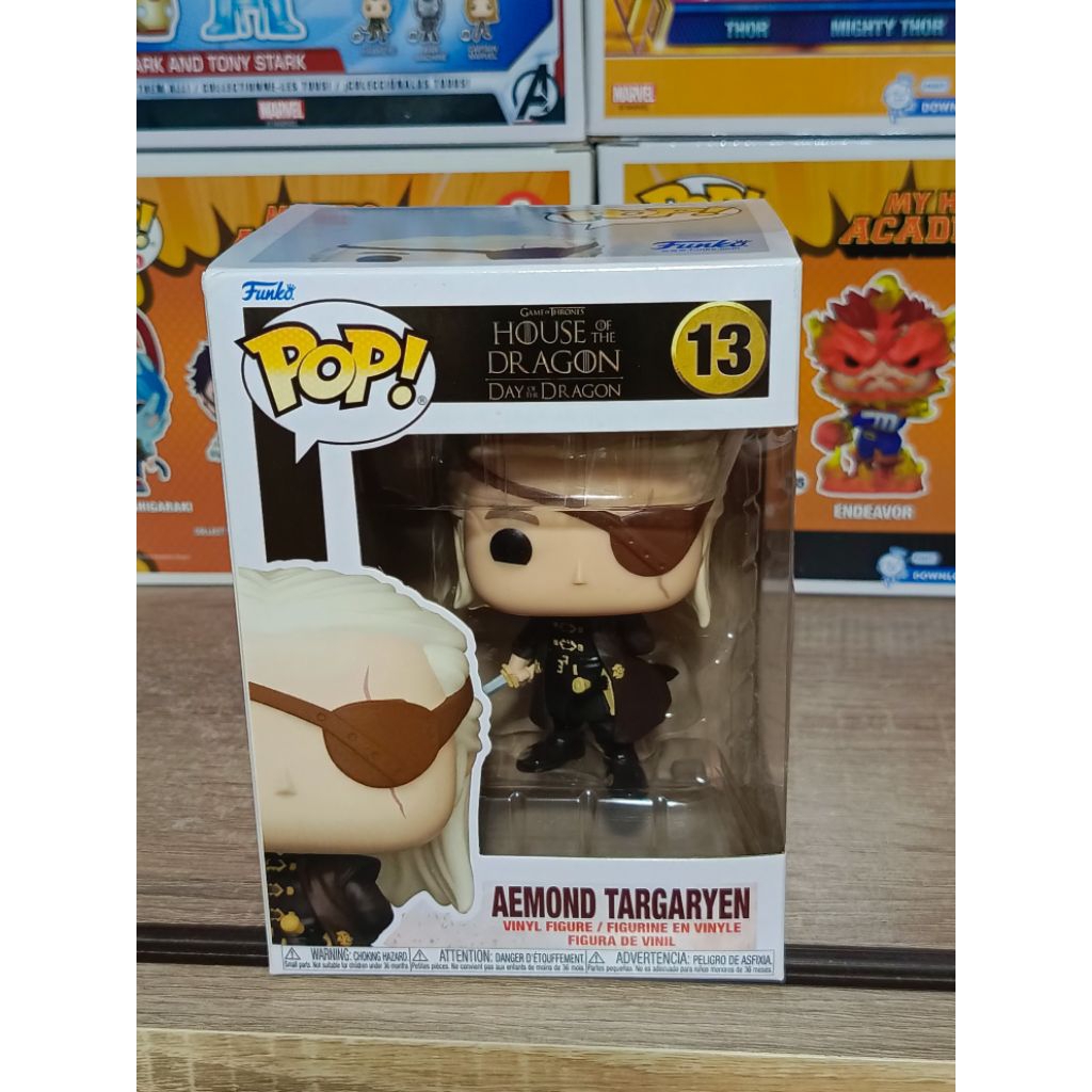 Funko Pop! : House of the Dragon • Day of the Dragon - Aemond Targaryen [ กล่องสินค้า - 8/10 ]