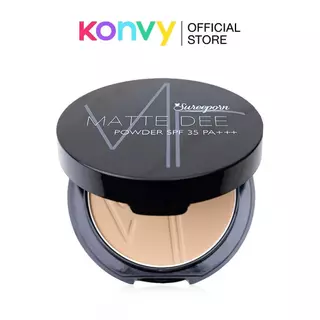 แป้งพัฟ Matte Dee Powder SPF35 PA+++ 10g #00 Bright Me ลวดเป็น คุ้มค่า ใช้งานได้ยาวนาน