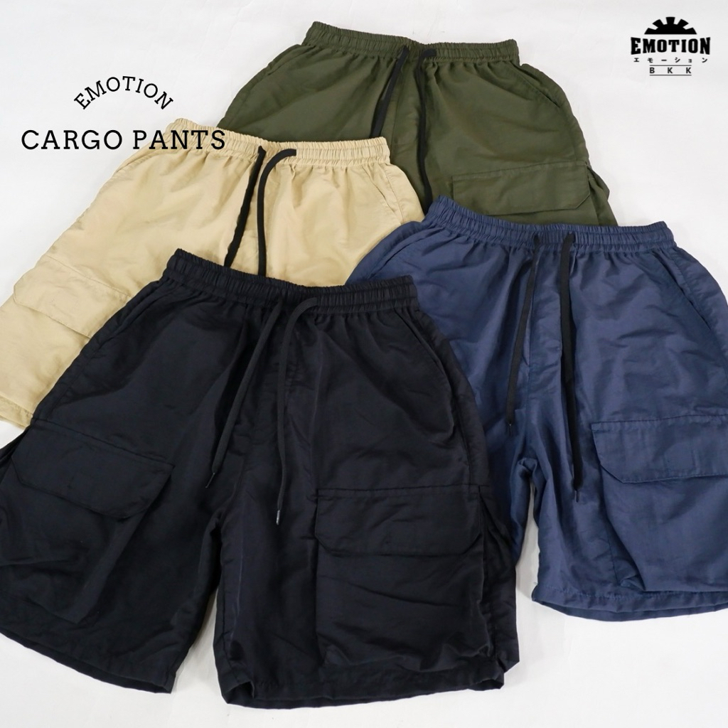 กางเกงขาสั้นคาร์โก้ V.2 Emotion เท่ ใส่ลุย กระเป๋าใหญ่ ใช้งานง่าย cargo shorts