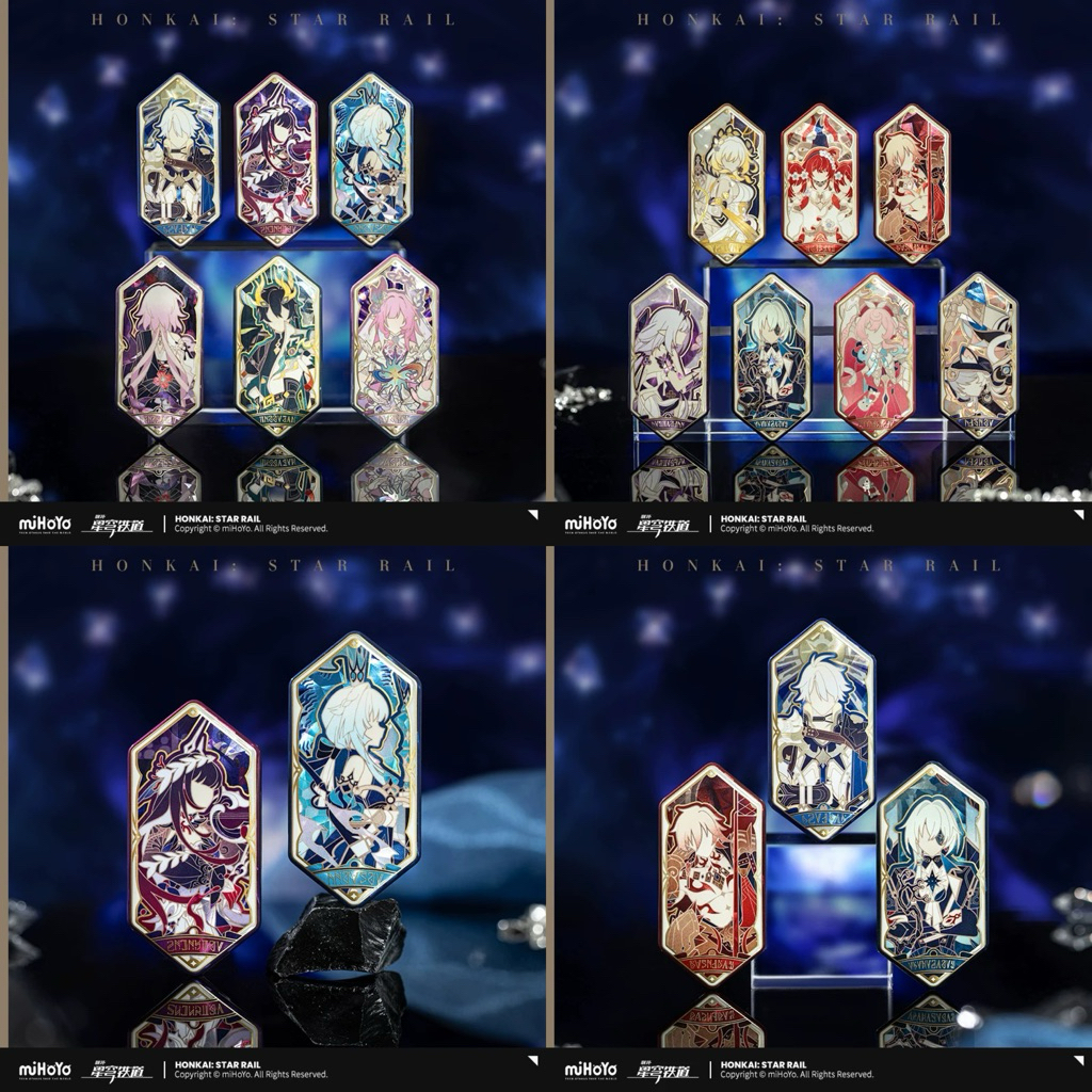 [ พร้อมส่ง / Official ] Honkai Star Rail As I’ve Written – Badge ฮงไค สตาร์เรล เข็มกลัด Mydei Castorice Phainon Cyrene – โปรปัง