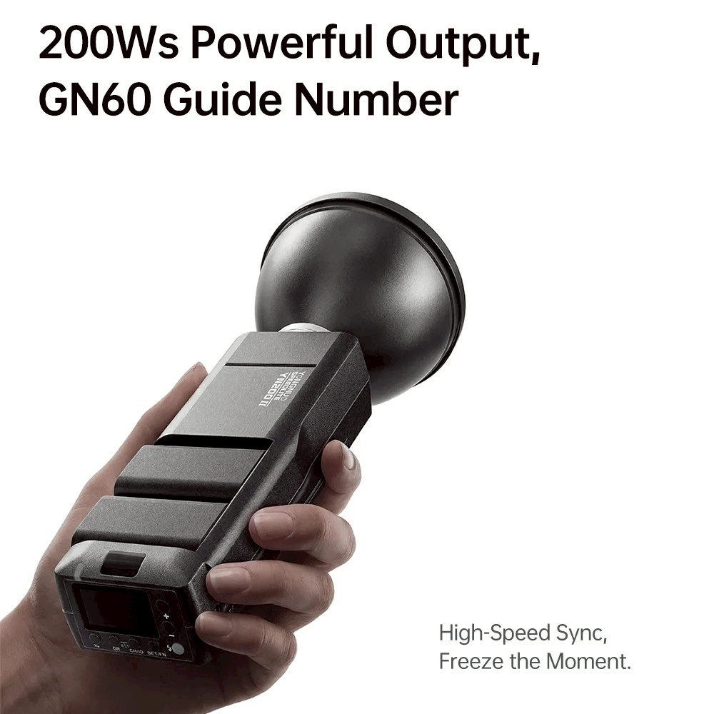 Yongnuo YN200 II แฟลชสตูดิโอพกพา 200Ws TTL ประกันศูนย์1 ปี