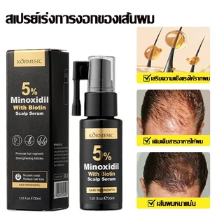 เซรั่มปลูกผม ลดผมร่วง เร่งผมขึ้นใหม่ เห็นผลไว สูตรสมุนไพร ไม่ระคายเคือง ใช้ได้ทุกวัน