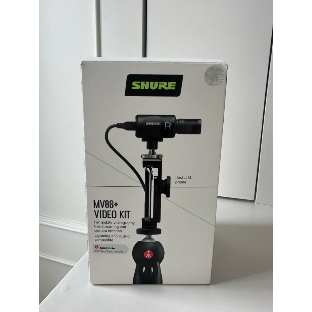 Shure mv88+ video kit for mobile videography