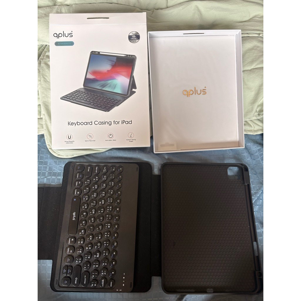 เคสคีย์บอร์ด QPLUS iPad Gen 10th/11th 2025