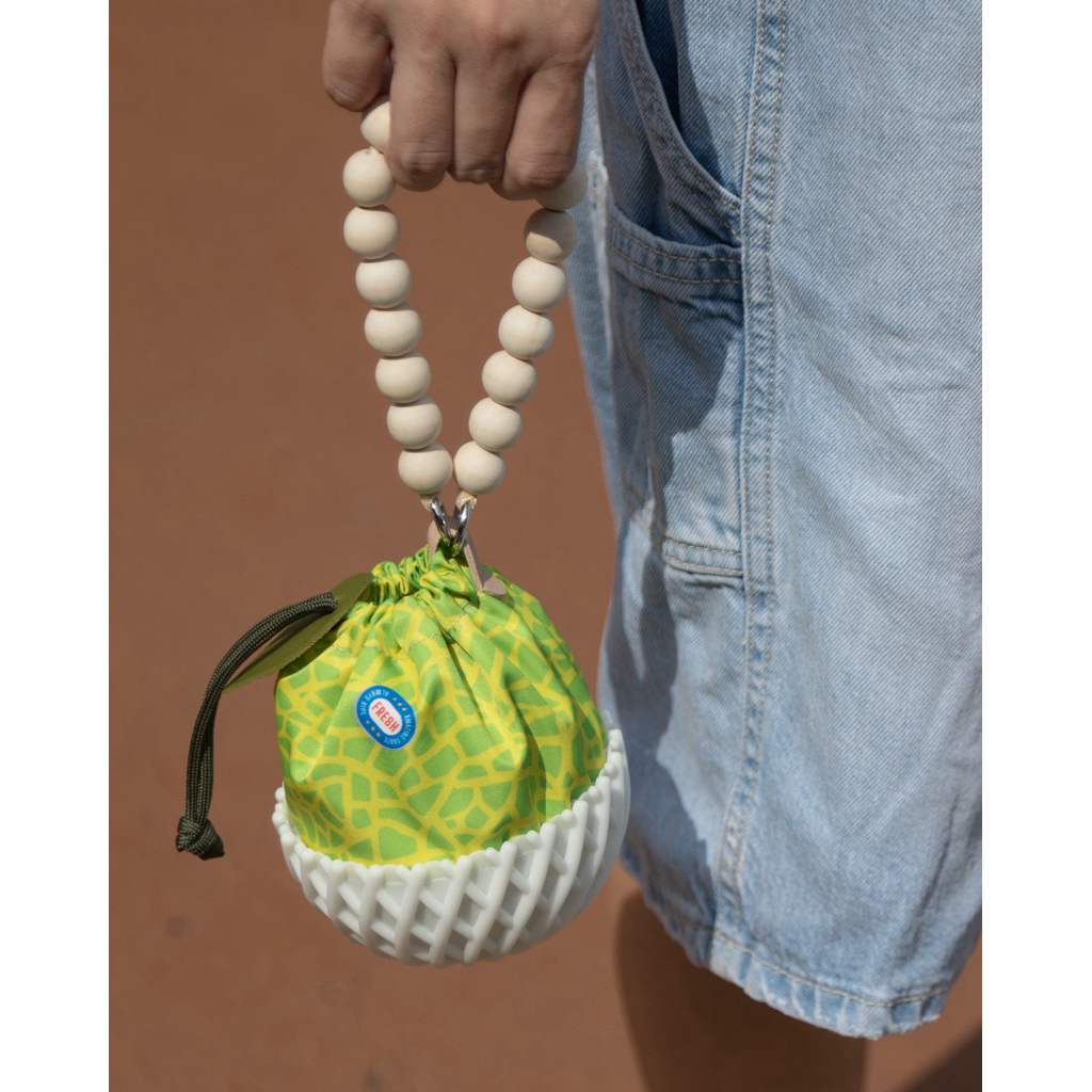 Melon In Fruit Foam Net Wrist Pouch