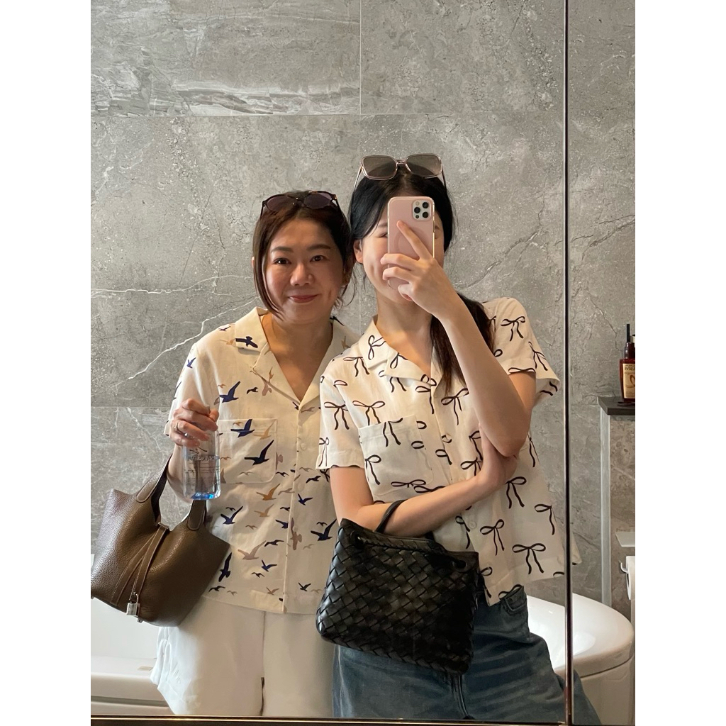 T9เสื้อคอฮาวายแขนสั้นผ้าลินินSILKอก38/40/42/44