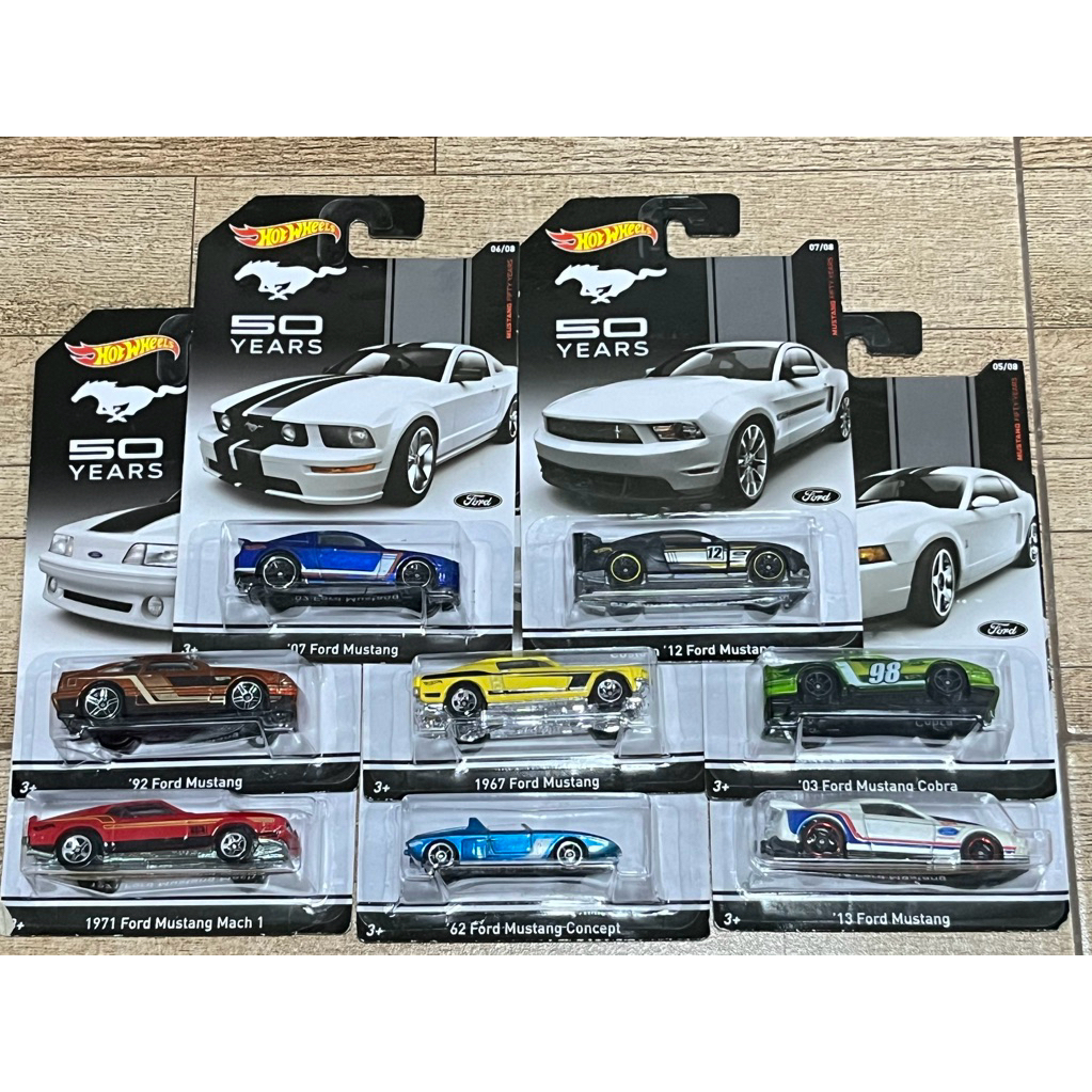 HOTWHEELS Mustang 50 Years Series แยกคัน ‼️แพคไม่สวย