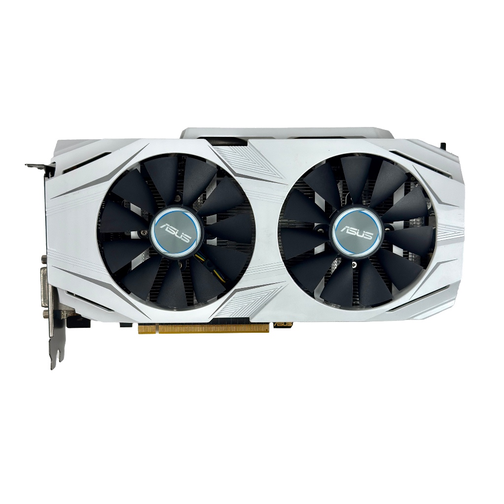 [มือสอง] การ์ดจอ ASUS DUAL GTX1060 3GB สีขาว พัดลมคู่ ประกันร้าน 90 วัน