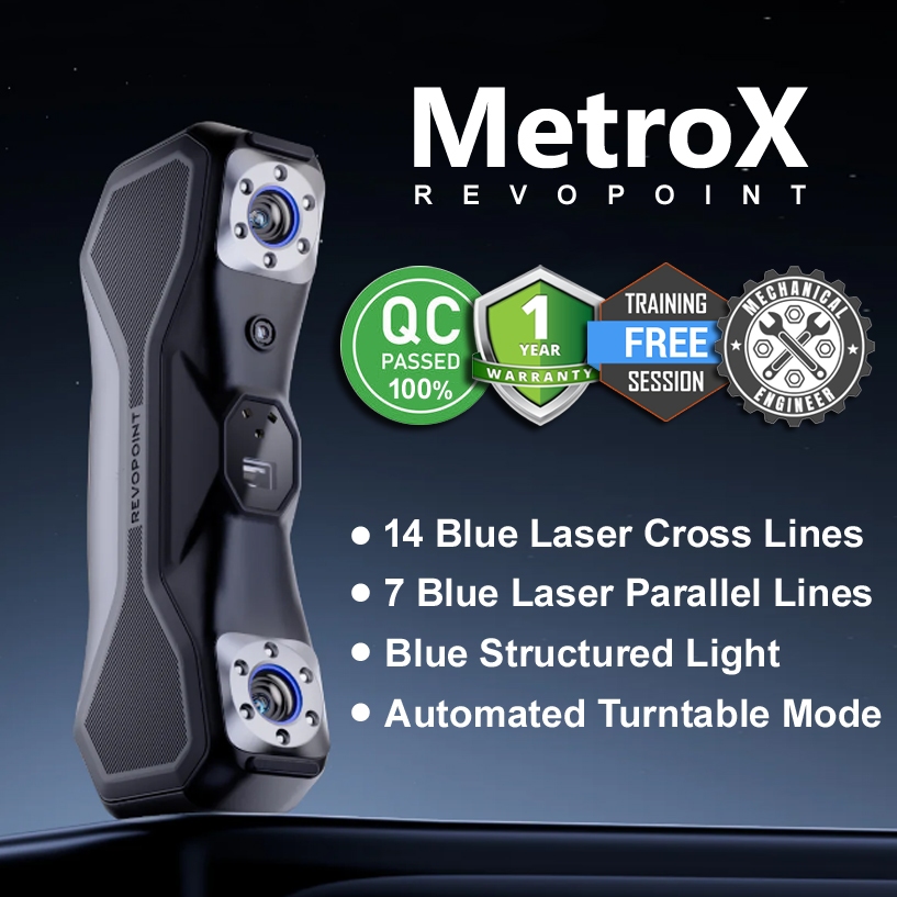3d scanner Revopoint Metrox เครื่องสแกน3มิติ รุ่นMetrox  4ระบบโหมดทำงาน 3d scan ระบบ Laser