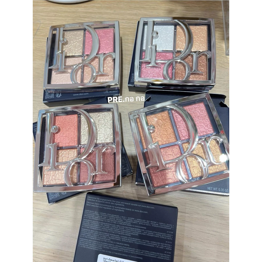 Dior backstage glow face palette แพ็คเก็จใหม่ล่าสุด ❤️ป้ายไทย❤️