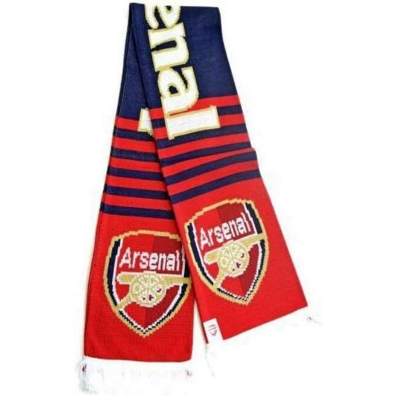 ผ้าพันคอ Arsenal Gunners Crest Stripe ลิขสิทธิ์แท้