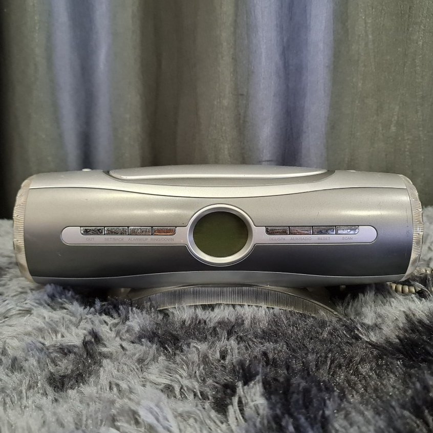 SPEAKER HOMEPHONE + ADAPTER (USED) โทรศัพท์บ้านพร้อมลำโพงในตัว