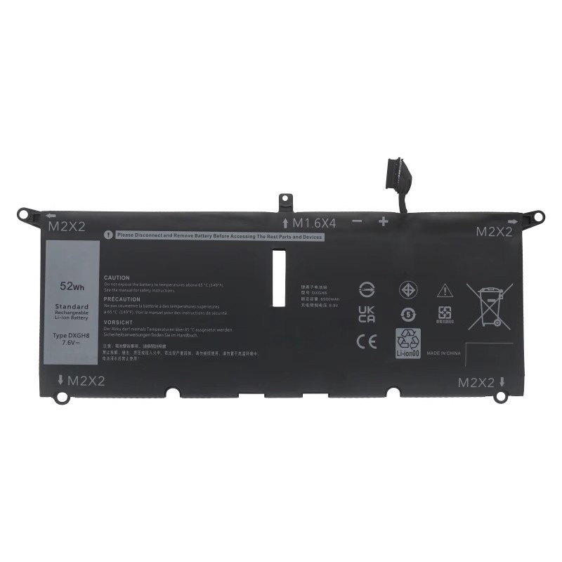 LPO Laptop Battery DXGH8 Compatible With DE 13-9370-D1805G Series Notebook