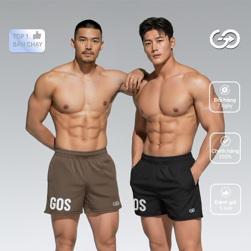 กางเกงกีฬาสำหรับผู้ชาย GOS Nano E1