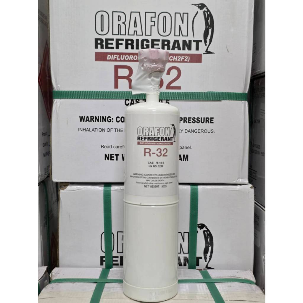 น้ำยาR32 แบบกระป๋อง ขนาด 500 กรัม ยี่ห้อ ORAFON แบบใหม่ล่าสุด