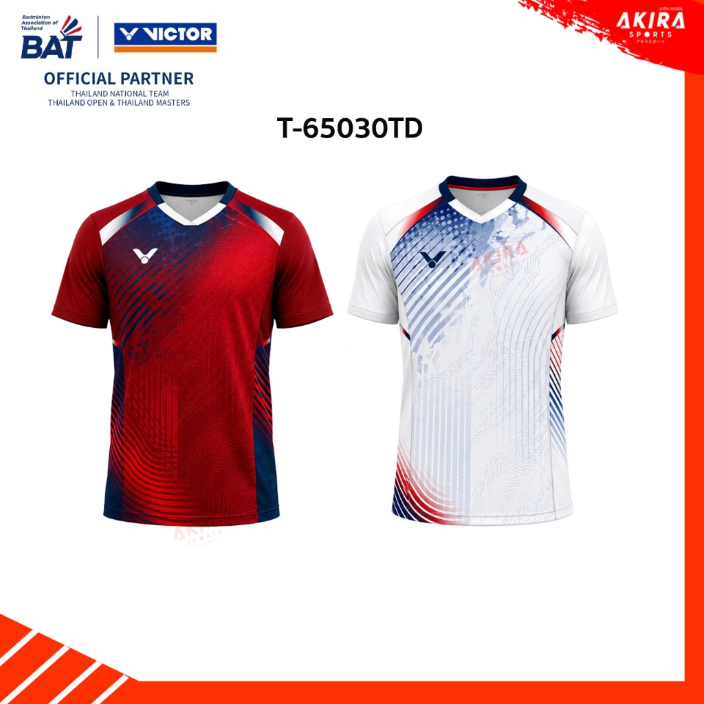VICTOR THAILAND COLLECTION 2026 เสื้อกีฬาแบดมินตัน รุ่น T-65030TD by Akira Badminton