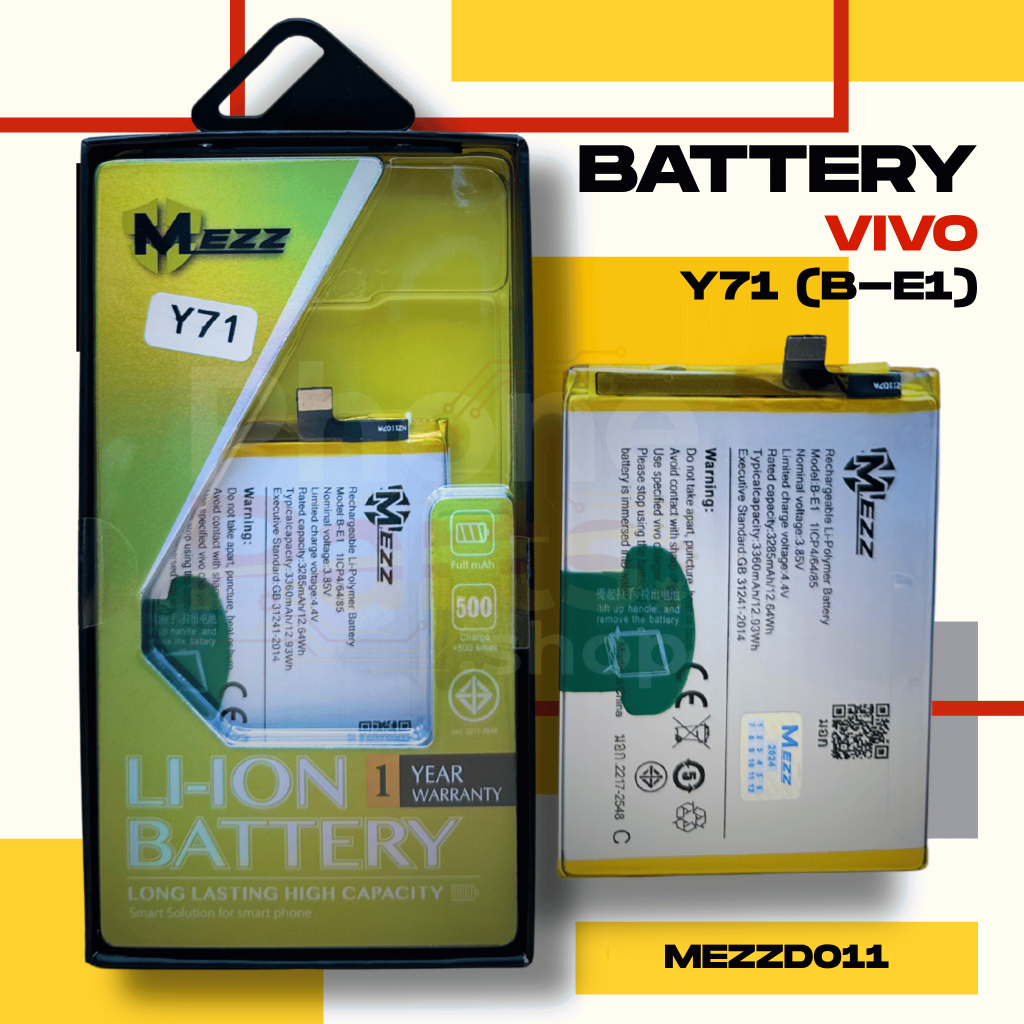 แบตเตอรี่ Battery VIVO Y71 (B-E1)