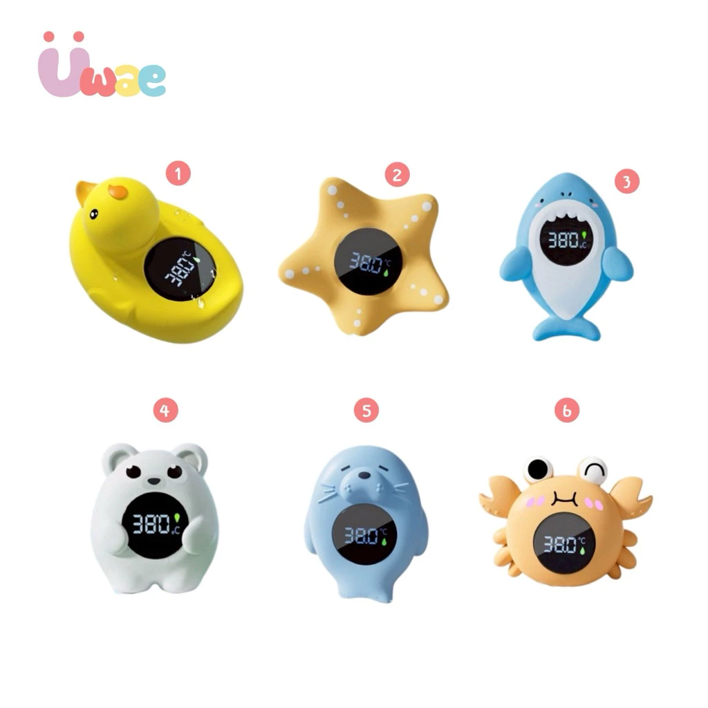 Uwae เครื่องวัดอุณหภูมิน้ําดิจิทัล จอแสดงผล LED รุ่น TP001-TP006