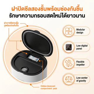 เครื่องให้อาหารอัตโนมัติ Smart Pet Feeder 4L WiFi Tuya แอปควบคุมระยะไกล ที่ให้อาหารสัตว์อัตโนมัติ