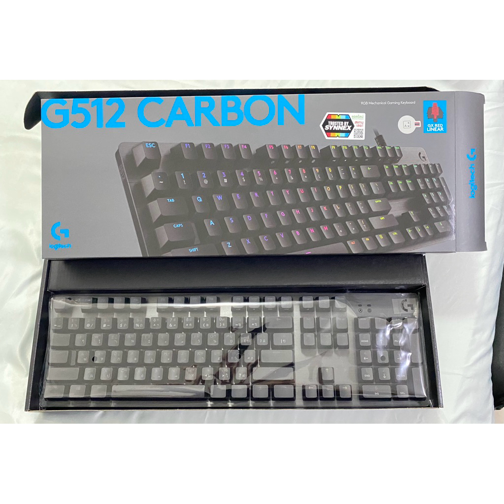 keyboard Logitech G512 (GX Red Linear) สภาพใหม่ อุปกรณ์ครบ