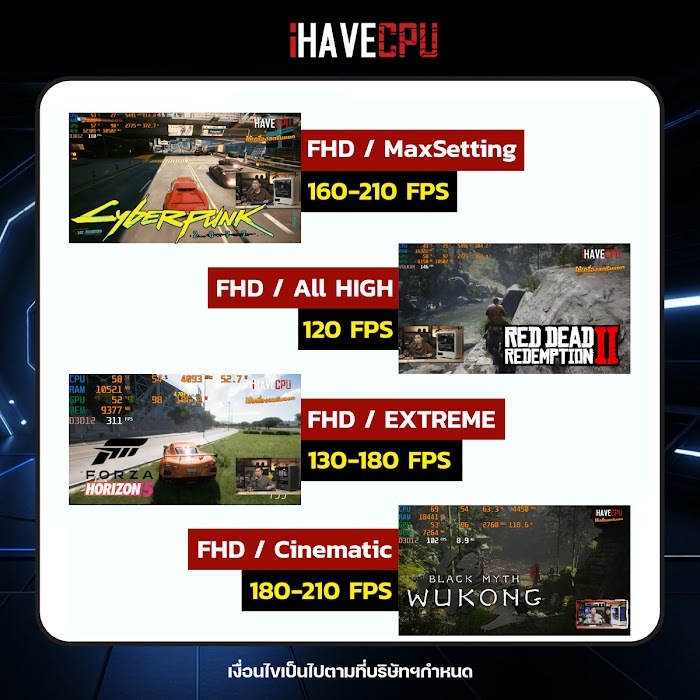 คอมประกอบ (comset) iHAVECPU MAY-26-D4-042 INTEL I5-14400F/RTX 5060 TI 8GB/B760M/16GB DDR4 3200MHz (SKU-260446679) ราคา ถูกที่สุด ดีลบีเคเค แกลเลอรีภาพที่ 2