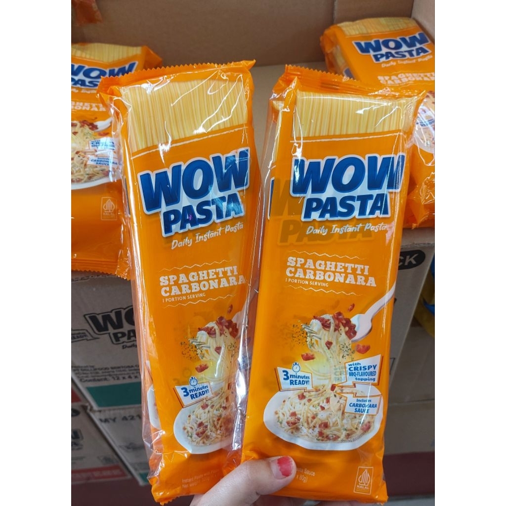 Pasta wow พาสต้า ขนาด 300g มีฮาลา 1แพคมี 4 ห่อ
