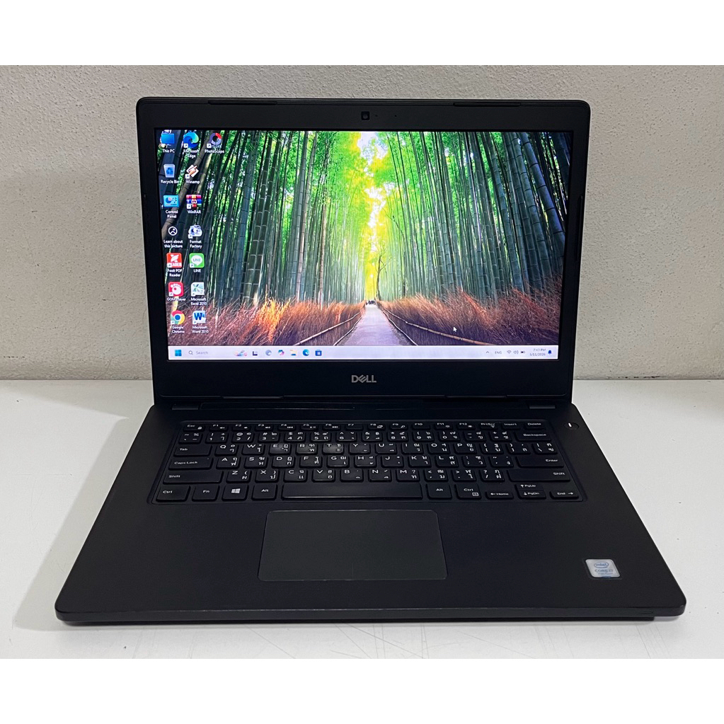 DELL Latitude 3480 โน๊ตบุ๊ค Notebook Core i7 Gen7 Ram 8G SSD256G การ์ดจอแยก แบตใหม่