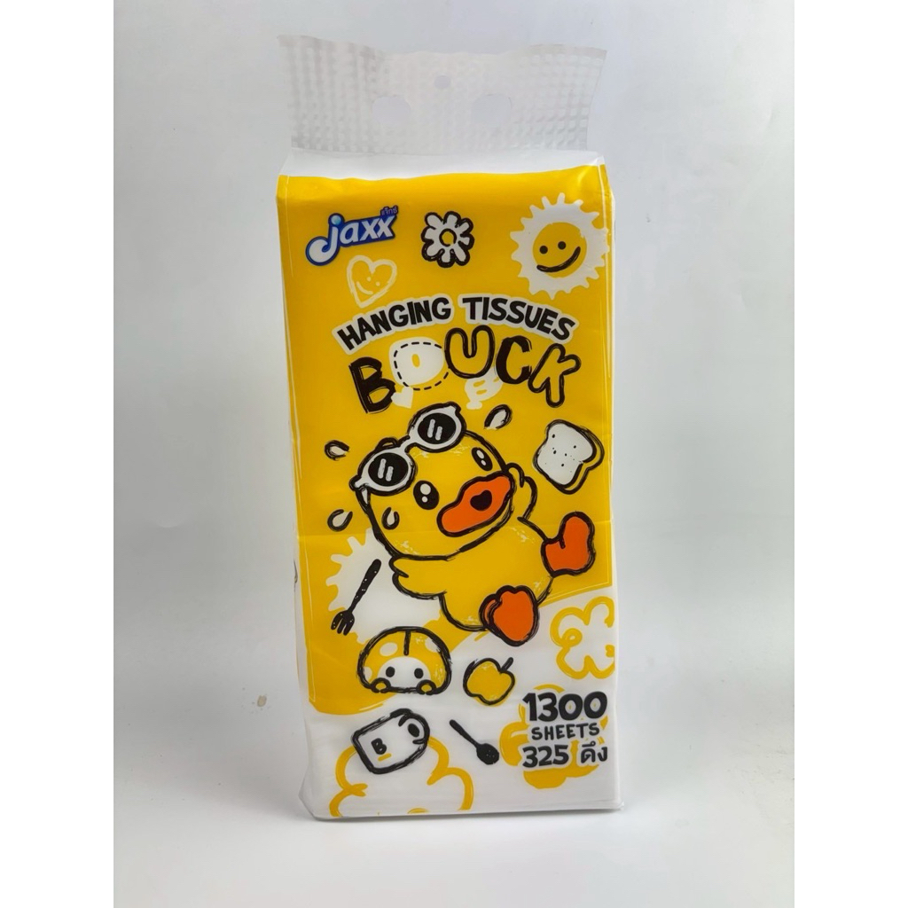 1300 แผ่น ทิชชู่ Jaxx B.Duck หนา 4 ชั้น ซึมซับดีเยี่ยม