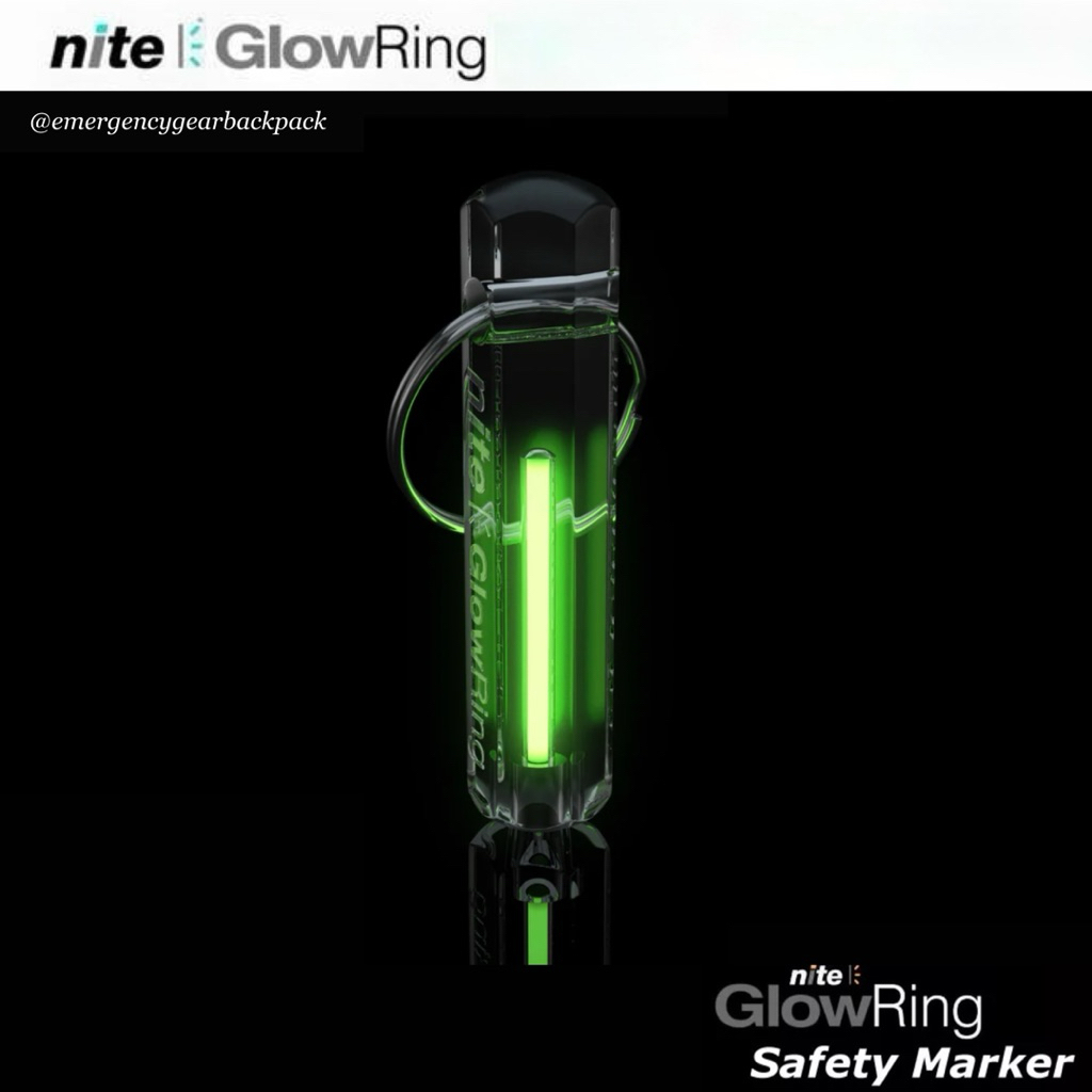 Clear Nite GlowRing Safety Marker | พวงกุญแจเรืองแสง 9 สี มองเห็นในที่มืด กันน้ำ 30 เมตร
