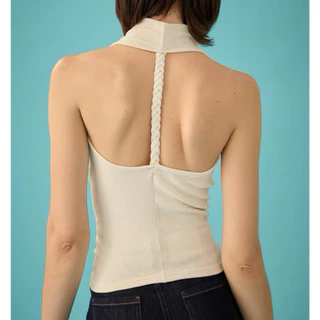 Mysis Twist Top เสื้อคอเว้าสายเปียหลัง