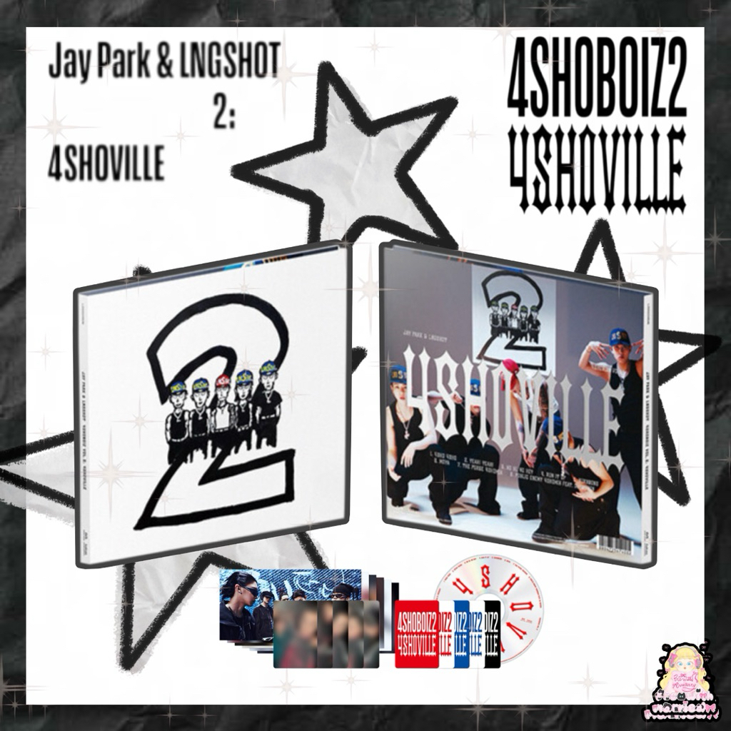 พร้อมส่ง ⋆𐙚₊ อัลบั้ม LNGSHOT x JAY PARK ♡ 4SHOBOIZ Vol. 2: 4SHOVILLE | Mixtape ลองช็อต