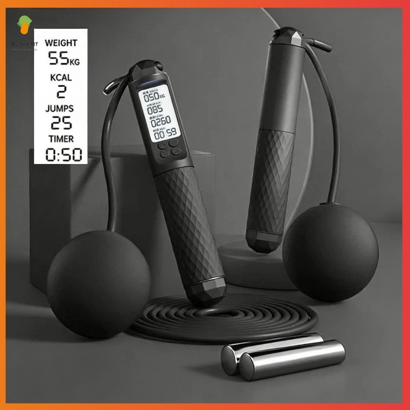Sukha fit2 in 1 กระโดดเชือก เชือกกระโดด อัจฉริยะ กระโดดเชือกไร้สาย เชือกกระโดดนักมวย ที่โดดเชือกไร้สาย แบบมีสาย jump rop