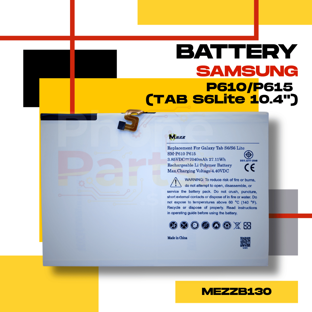 แบตเตอรี่ Battery Samsung P610/P615 (TAB S6Lite 10.4")