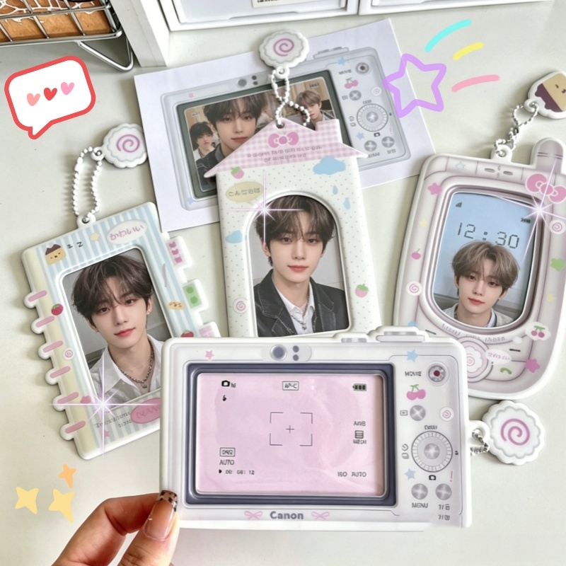ซองใส่บัตร PVC ซองการ์ดรูปภาพ ทรงแปลกลายการ์ตูน จี้กระเป๋า พวงกุญแจ ใส่การ์ด ใส่บัตร Card Holder