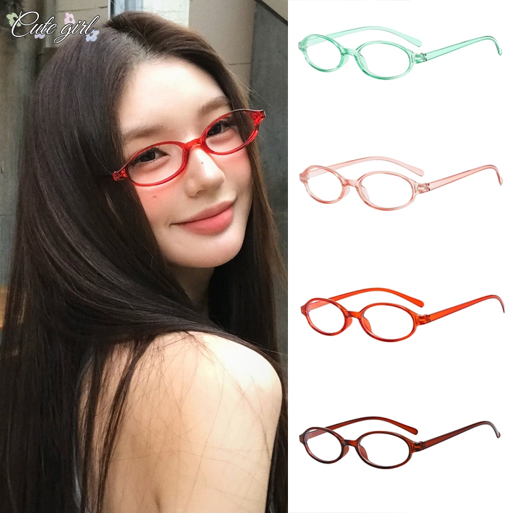 แว่นสายตา แว่นตา Y2K🌺ทรงวงรี สไตล์เกาหลี ins น่ารัก fashion and accessories ส่งเร็ว COD