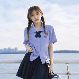 🔥พร้อมส่ง🔥ชุดนักเรียนไทย jk หลวม คอกลม แขนสั้น เสื้อ กระโปรงจีบ สูท กระโปรงหลากสไตล์ให้เลือก ชุดนักเรียนหญิง