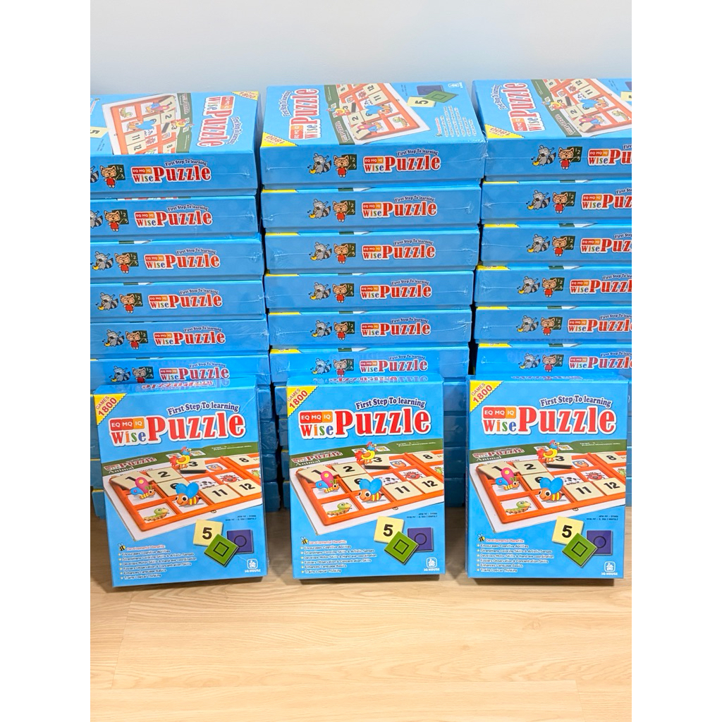 ✨พร้อมส่ง Wise Puzzle IQ House บอร์ดเกมส์สำหรับเด็ก