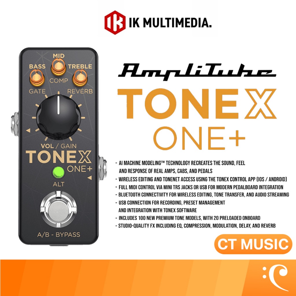 IK Multimedia AmpliTube TONEX One + Pedal เอฟเฟคกีตาร์