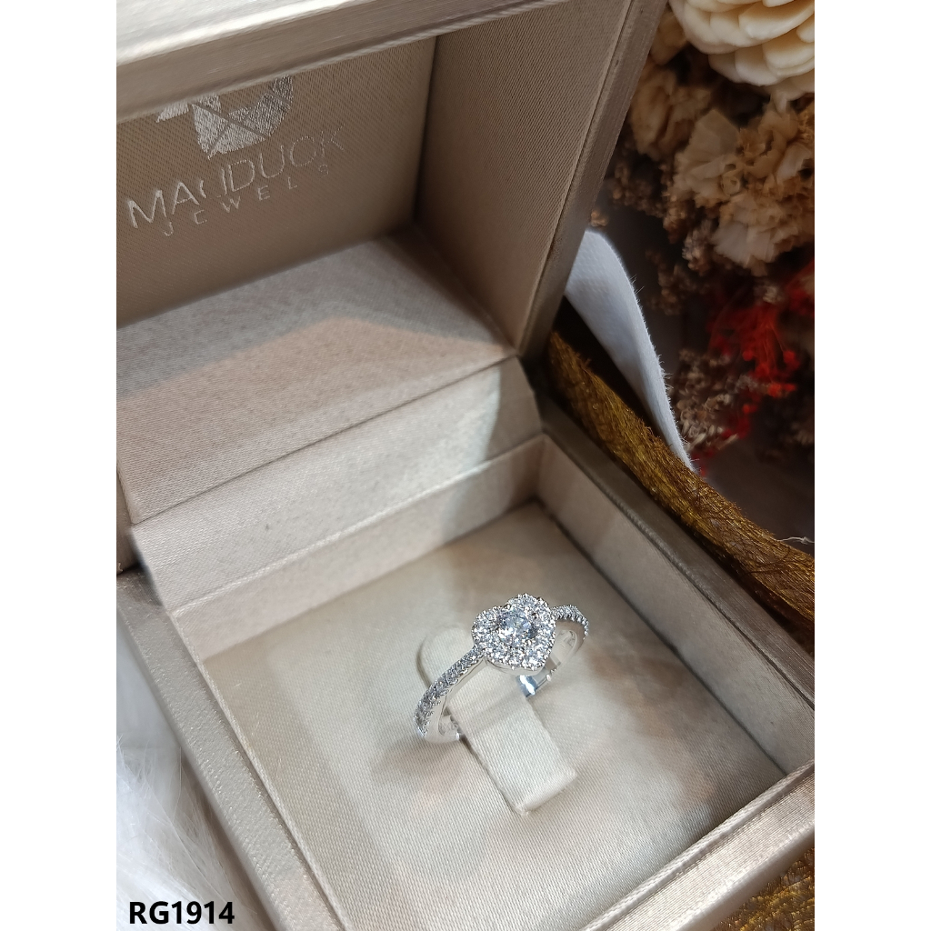 Madduckjewels แหวนเงินแท้ 925 CZ / โมอิส (Moissanite) / รูปที่ 3