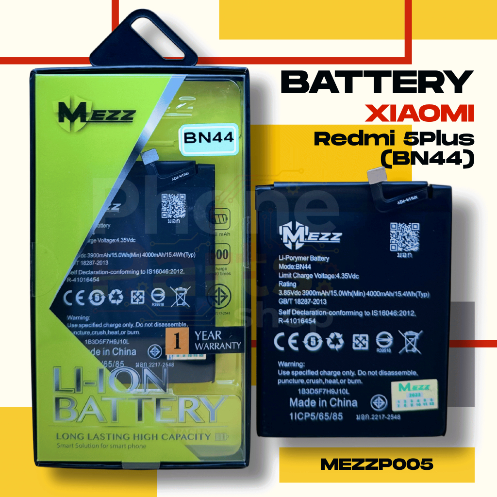 แบตเตอรี่ Battery Xiaomi Redmi 5Plus (BN44)