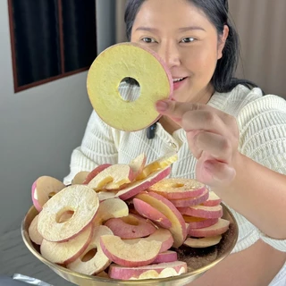 (มาใหม่) แอปเปิ้ลฟรีซดราย แอปเปิ้ลอบกรอบ แอปเปิ้ลไหหนานฟรีซดราย อย่าลืมแช่ฟรีซก่อนทาน พร้อมส่งจากไทย ร้านตุ๊กกี้ตัวแสบ