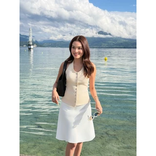 SEASON STUDIO - SATIN MIDI SKIRT / กระโปรงมิดิ ผ้าซาติน